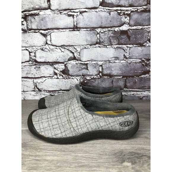 Keen Gray Fleece Lining Comfort Wool Slip On Gum Mules Shoes Women 7M US/37.5EU - Picture 16 of 16